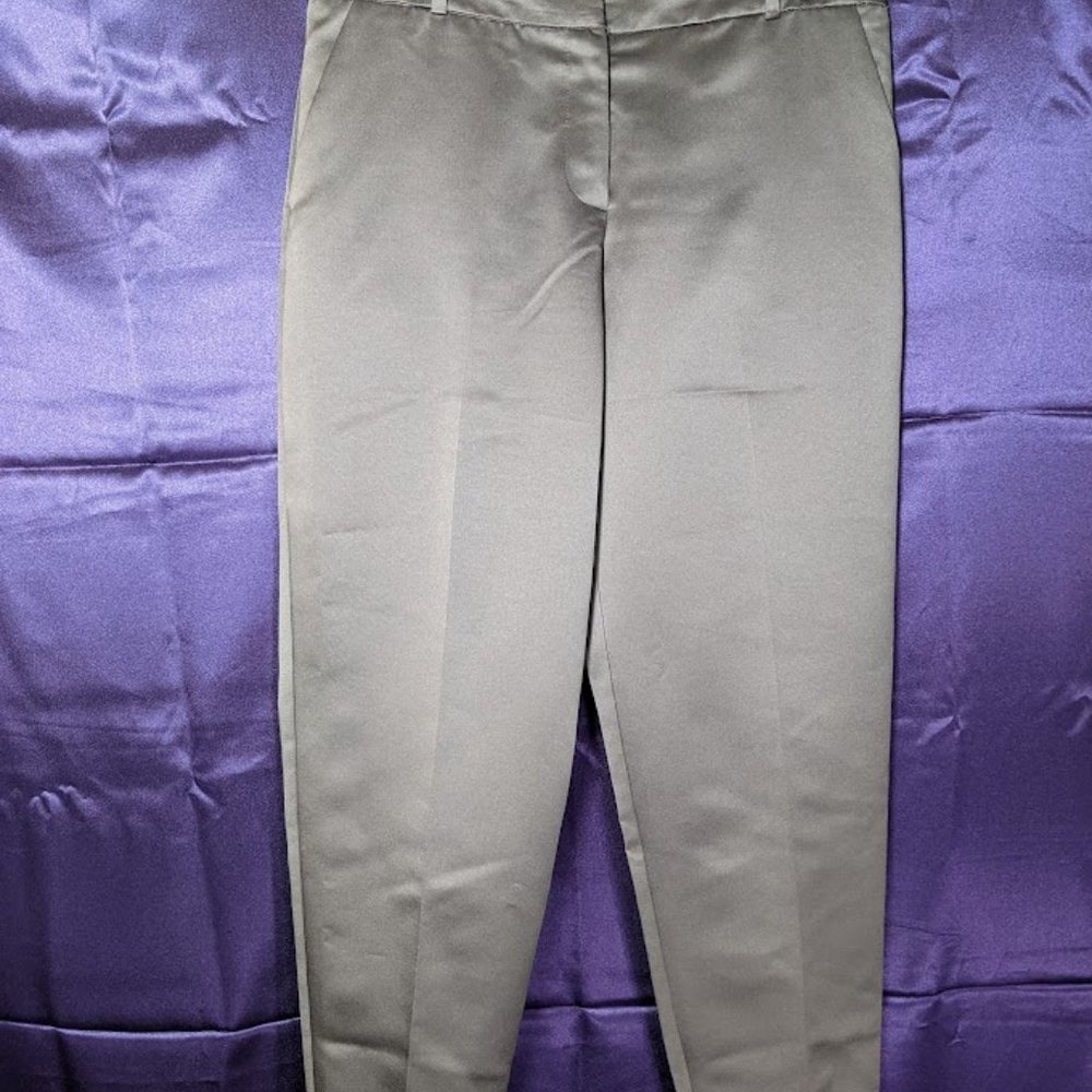 ASOS satin smoky lavender dress pants US 8 but fits like a large (POCKETS!)